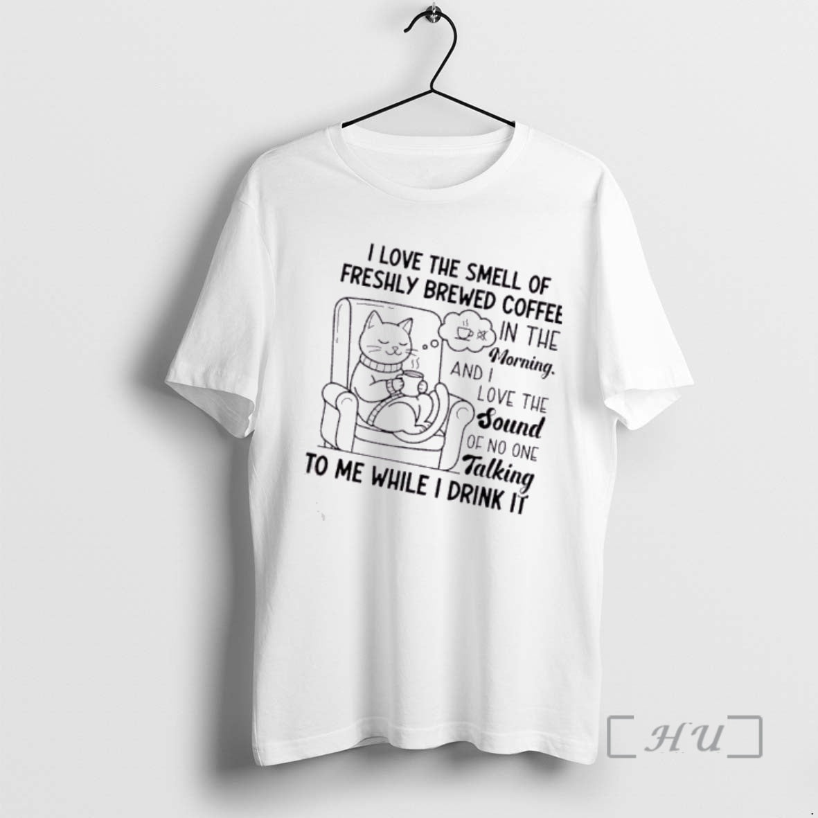 Trending Cat I Love The Smell Of Freshly Brewed Coffee In The Morning And T-Shirts, Hoodie, Sweatshirt | PopFlextees.com