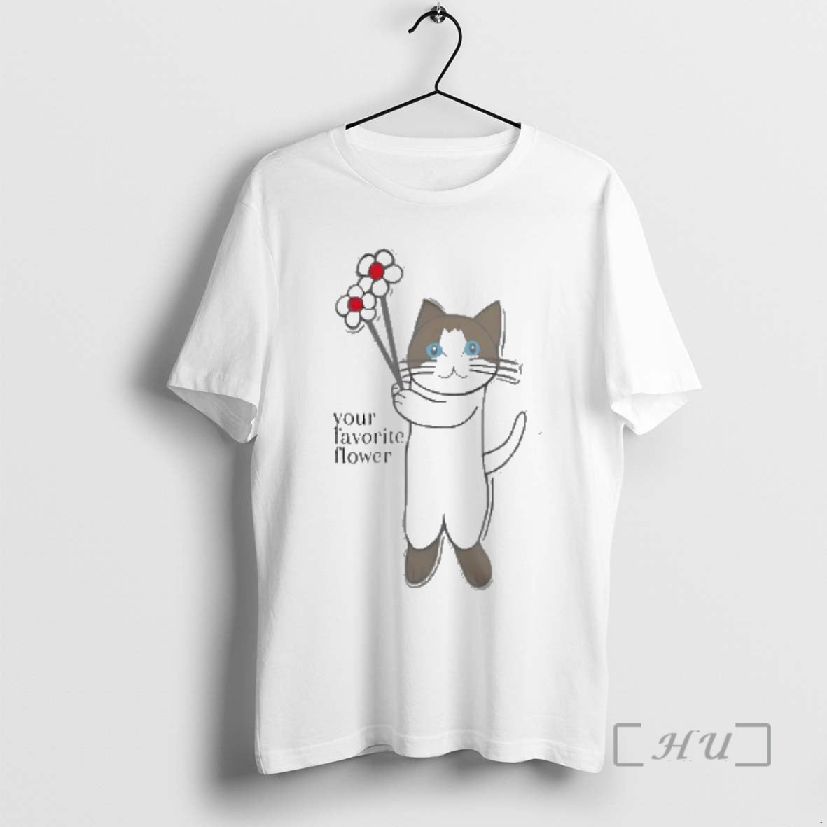 Trending Cat Your Favorite Flower Cute T-Shirts, Hoodie, Sweatshirt | PopFlextees.com