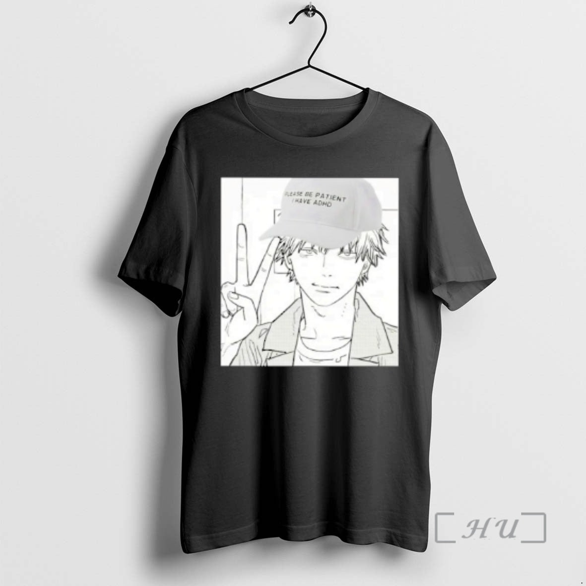 Trending Chainsaw Man Please Be Patient I Have Adhd T-Shirts, Hoodie, Sweatshirt | PopFlextees.com
