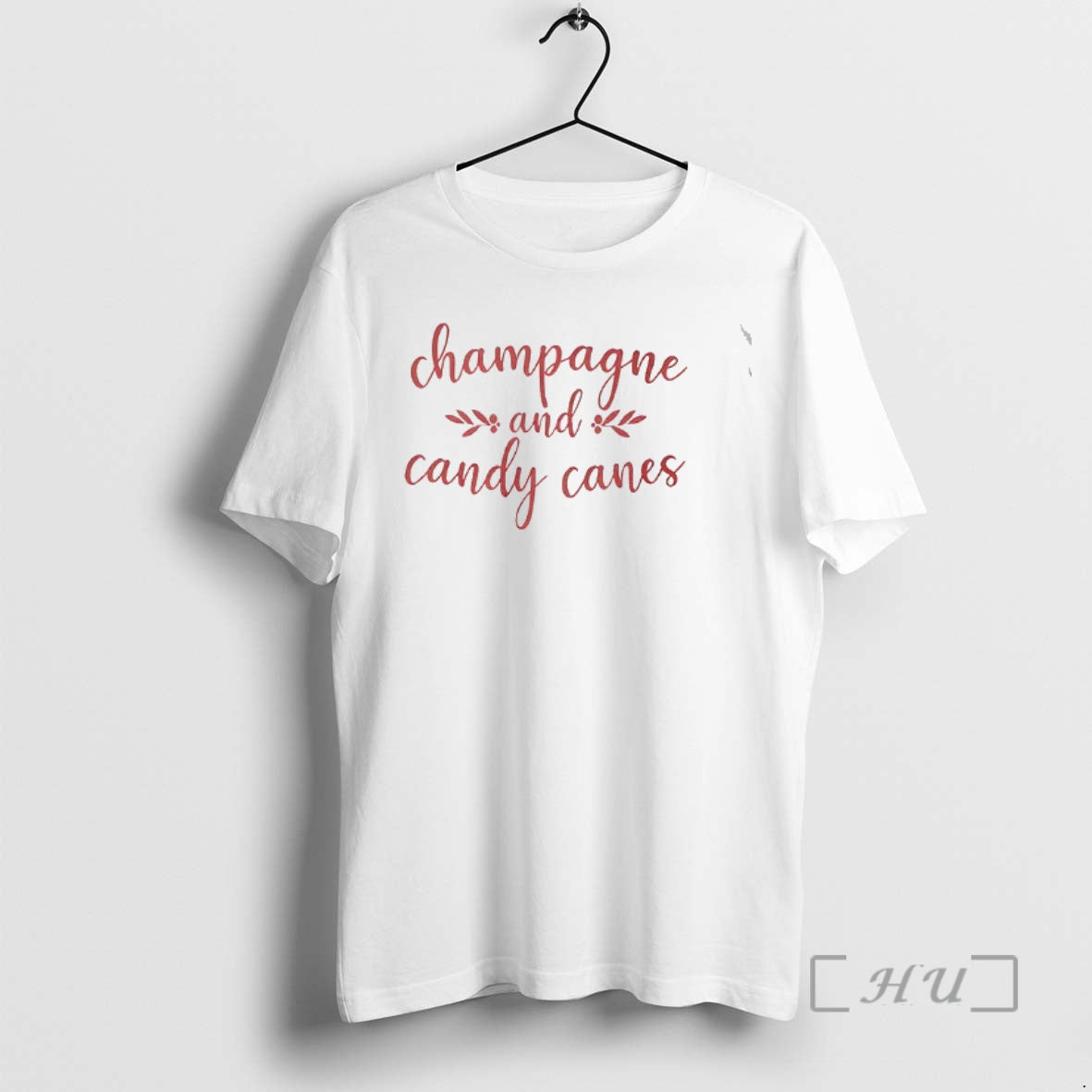 Trending Champagne And Candy Canes Christmas T-Shirts, Hoodie, Sweatshirt | PopFlextees.com
