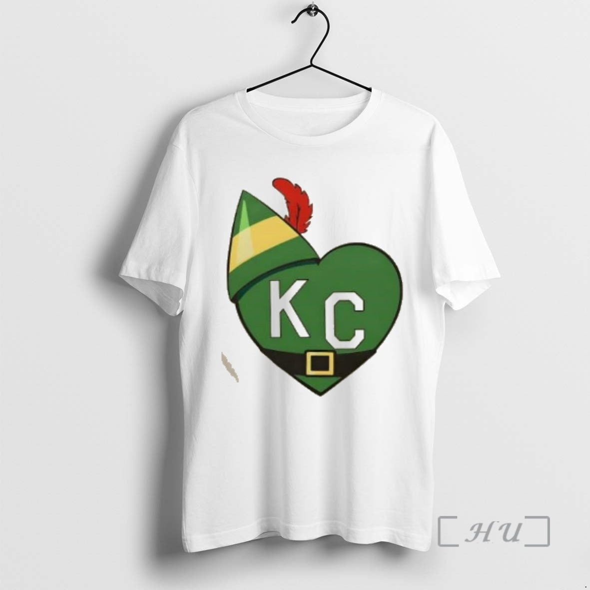 Trending Cheerful Elf Kc Heart T-Shirts, Hoodie, Sweatshirt | PopFlextees.com