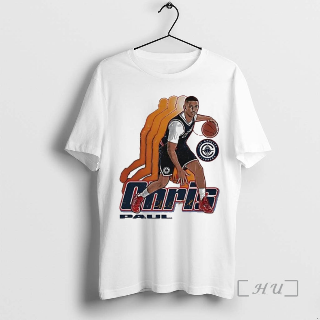 Trending Chris Paul Los Angeles Clippers Signature Retro Vibe Graphic T-Shirts, Hoodie, Sweatshirt | PopFlextees.com