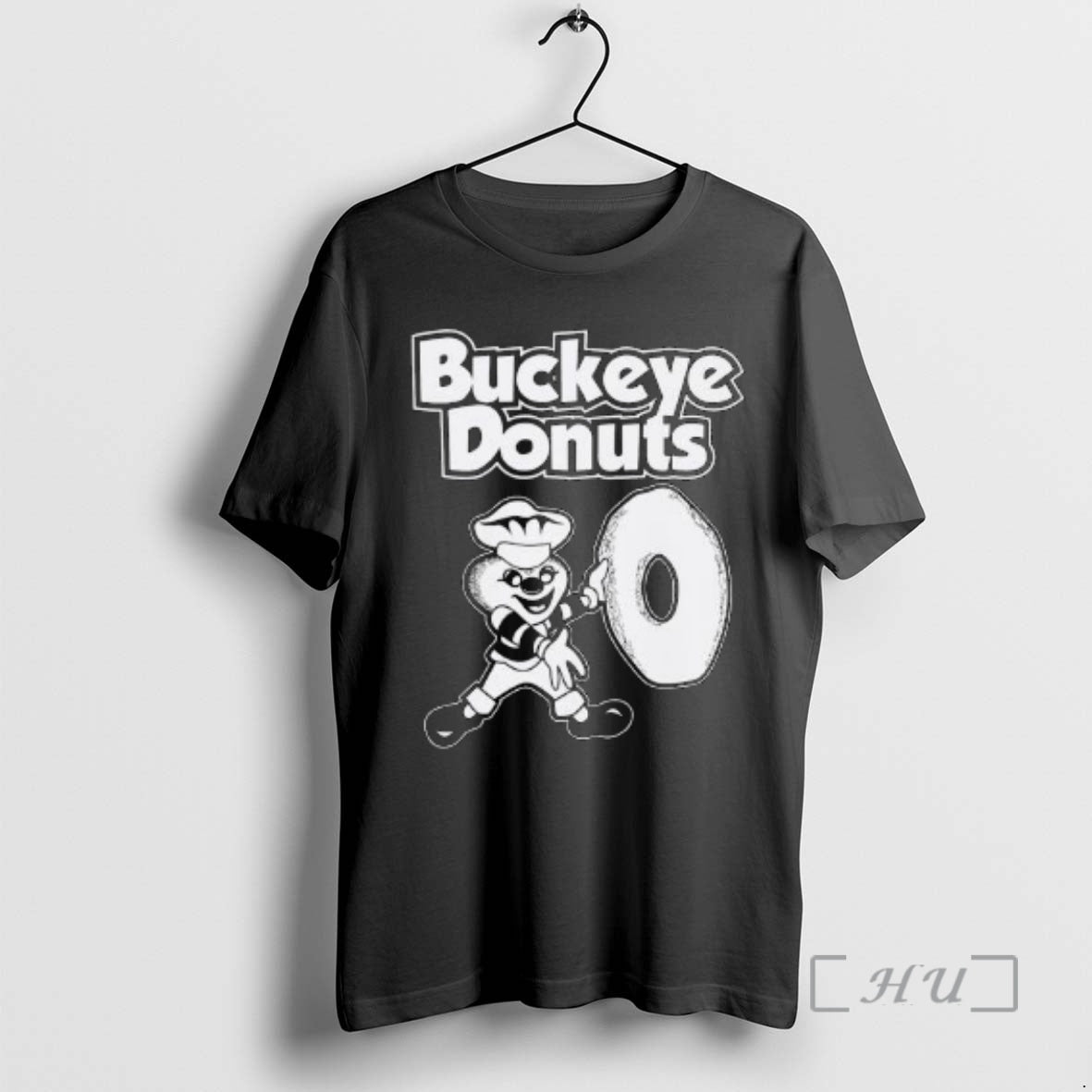 Trending Columbus Ohio Donut Buckeye Donuts Circle Black T-Shirts, Hoodie, Sweatshirt | PopFlextees.com