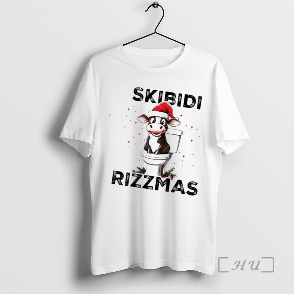 Trending Cow Toilet Skibidi Rizzmas T-Shirts, Hoodie, Sweatshirt | PopFlextees.com