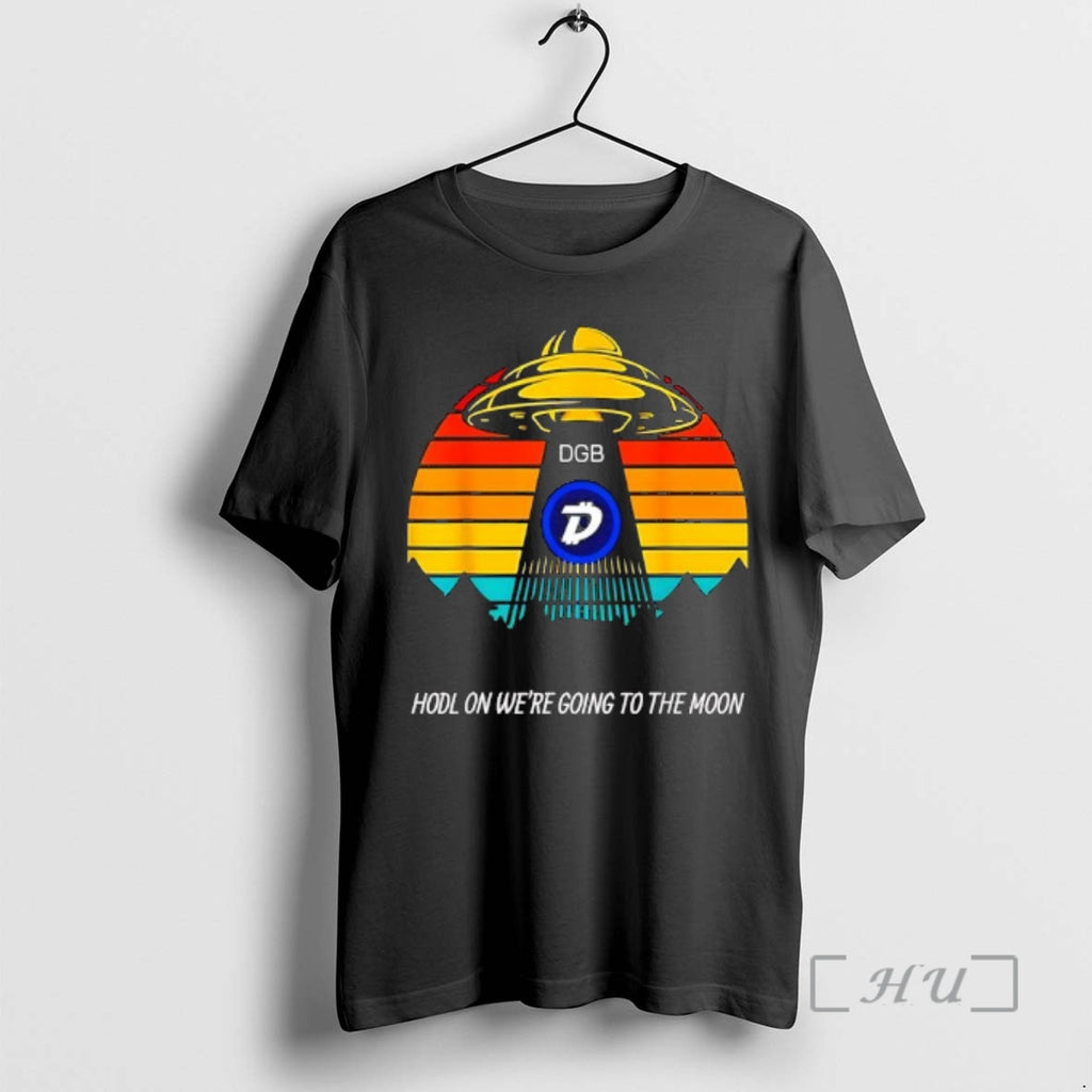 Trending Dgb Ufo Vintage Hodl On Were Going To The Moon Premium T Shirts Sweater Hoodie, Sweatshirt | PopFlextees.com