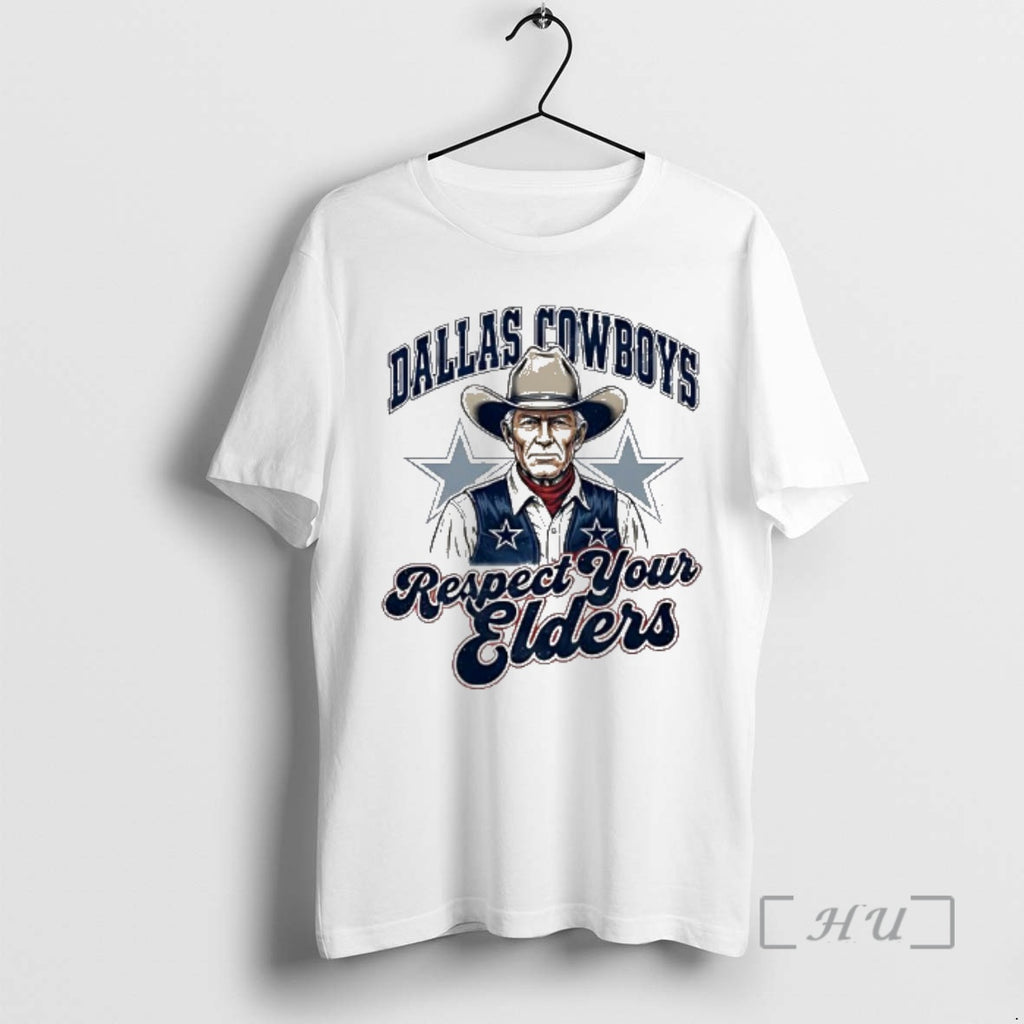 Trending Dallas Cowboys Respect Your Elders T-Shirts, Hoodie, Sweatshirt | PopFlextees.com