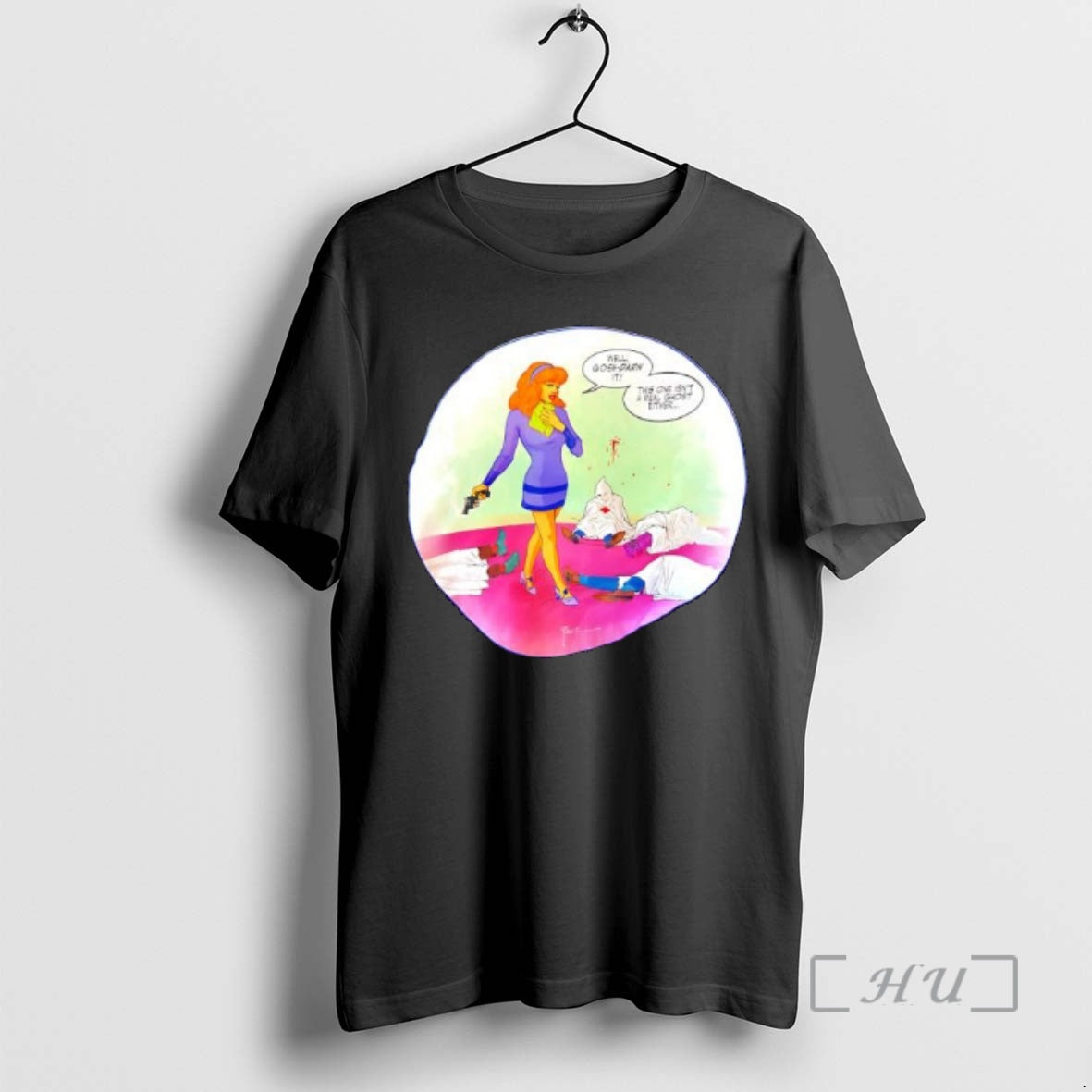 Trending Daphne Blake Standing Several Bodies Ku Klux Klan Robe T-Shirts, Hoodie, Sweatshirt | PopFlextees.com