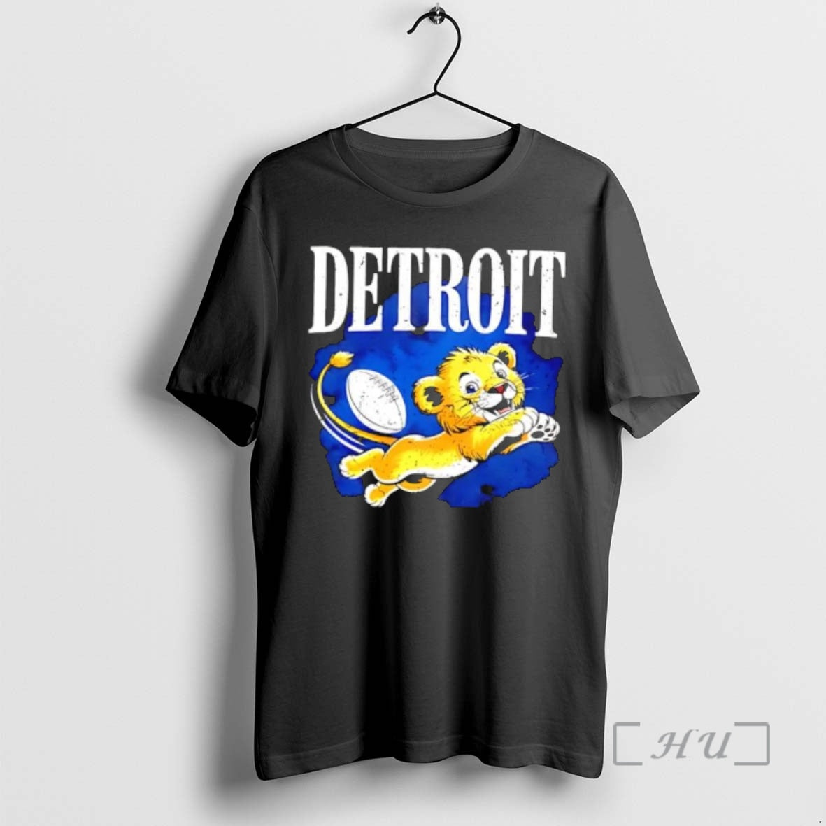 Trending Detroit Lions Football Cute Cartoon Mascot T-Shirts, Hoodie, Sweatshirt | PopFlextees.com