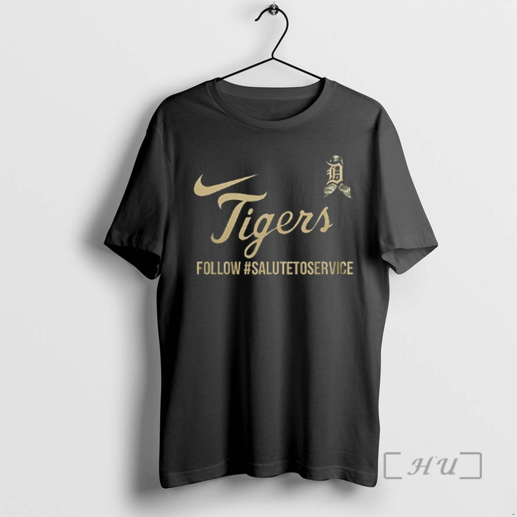Trending Detroit Tigers Salute To Service Honor Empower And Connect With Our Military Double Sided T-Shirts, Hoodie,...