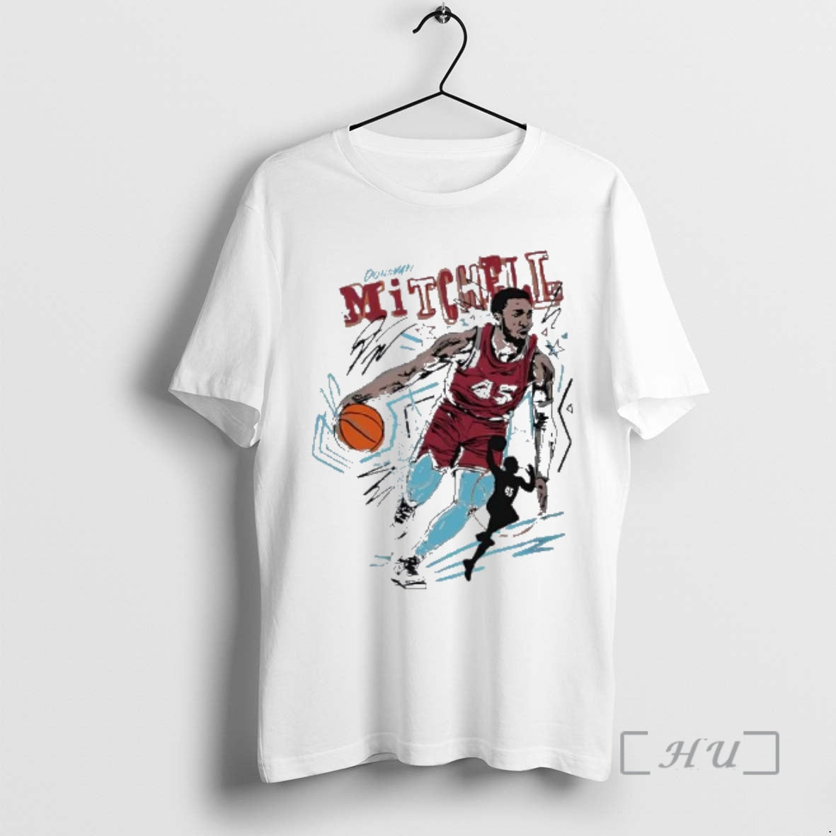 Trending Donovan Mitchell Cleveland Scribble Player T-Shirts, Hoodie, Sweatshirt | PopFlextees.com