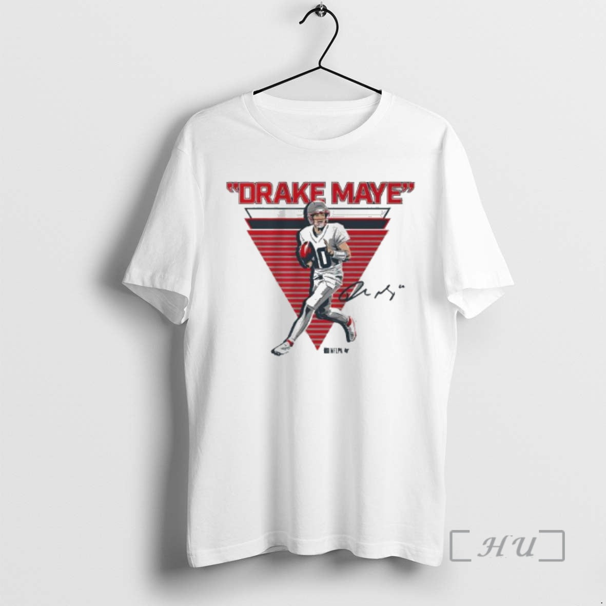 Trending Drake Maye Drake Maye Signature Retro T-Shirts, Hoodie, Sweatshirt | PopFlextees.com