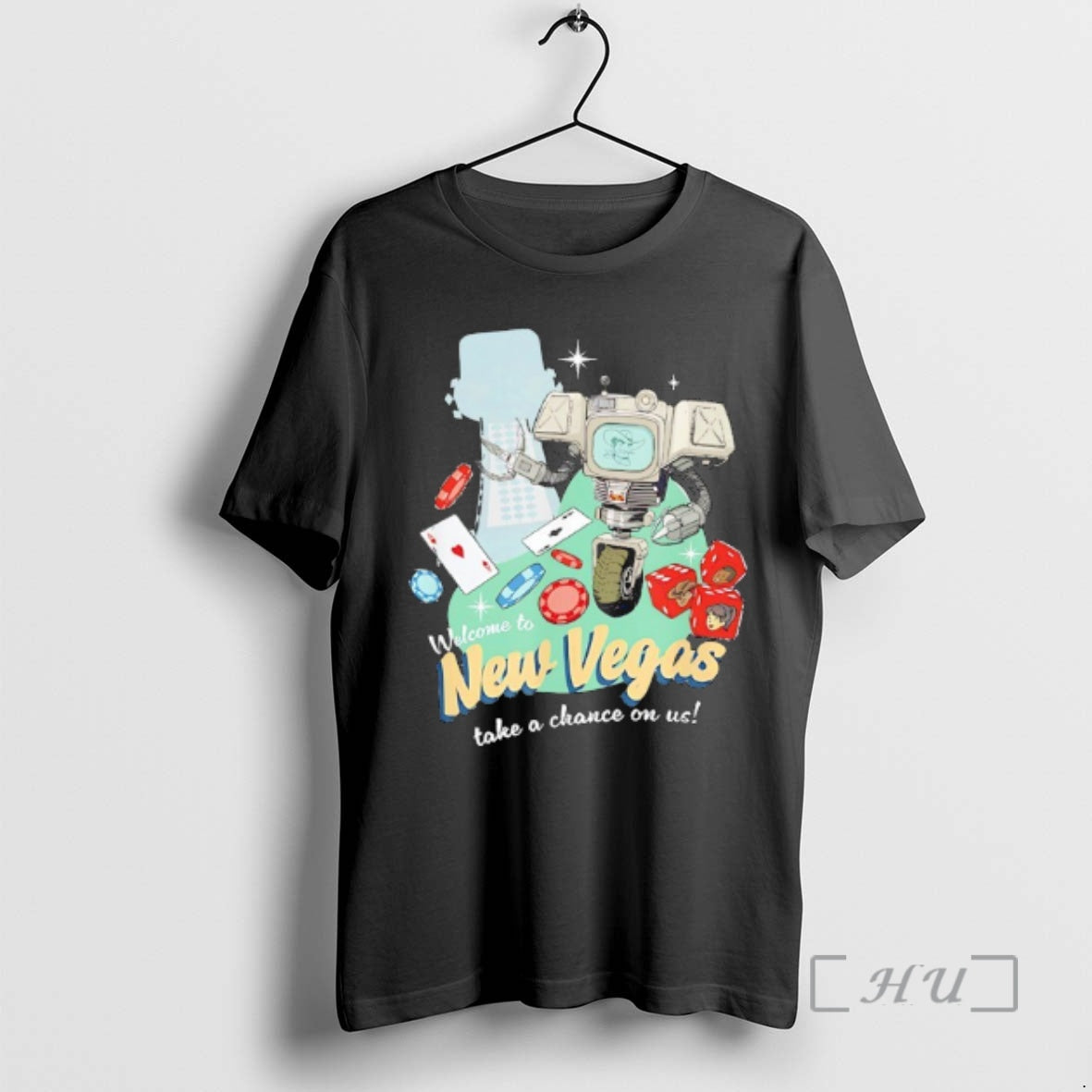 Trending Fallout Welcome To New Vegas Lucky 38 Take A Chance On Us Premium T-Shirts, Hoodie, Sweatshirt | PopFlextees.com