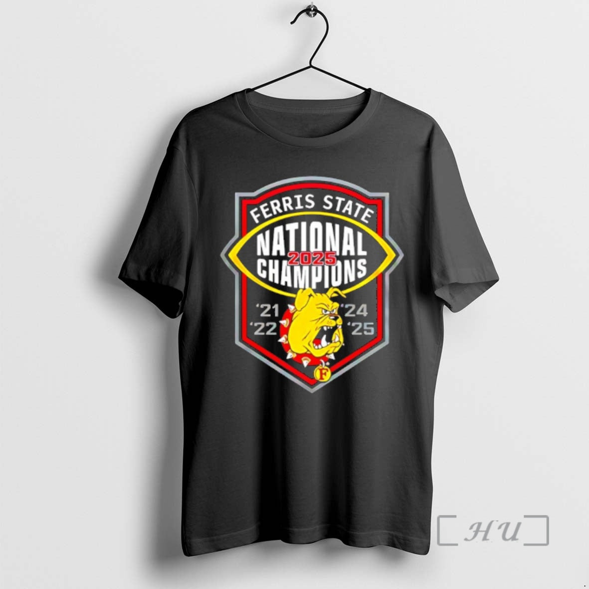 Trending Ferris State Back To Back 2025 National Champions 21 22 24 25 Premium T-Shirts, Hoodie, Sweatshirt | PopFlextees.com