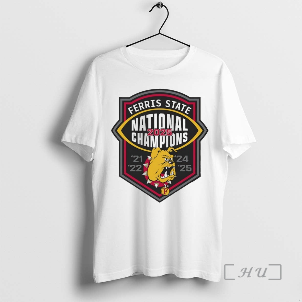 Trending Ferris State Bulldogs 2025 National Champions Logo Circle T-Shirts, Hoodie, Sweatshirt | PopFlextees.com