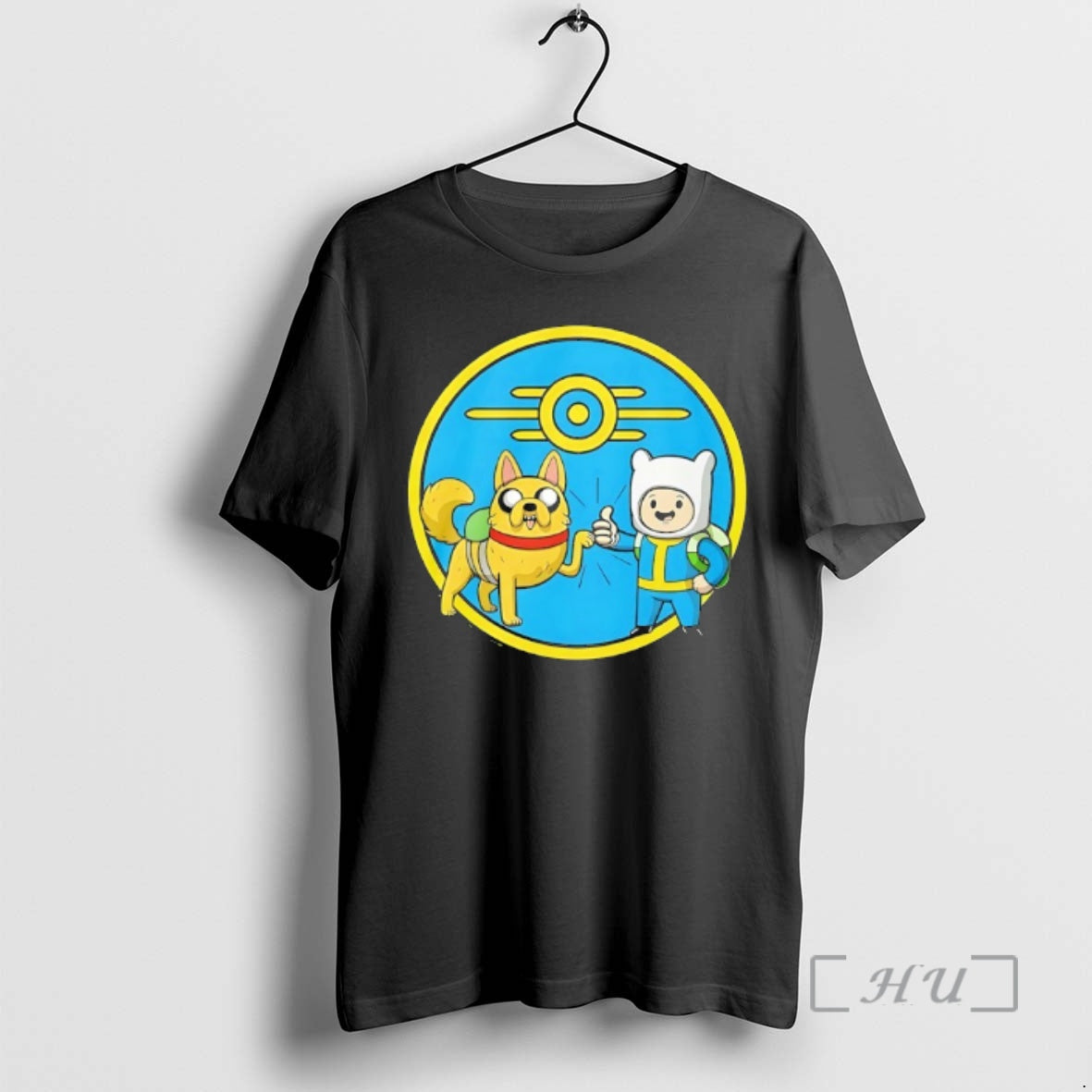 Trending Finn And Jake Fallout Adventure Time Wasteland Time Logo T-Shirts, Hoodie, Sweatshirt | PopFlextees.com
