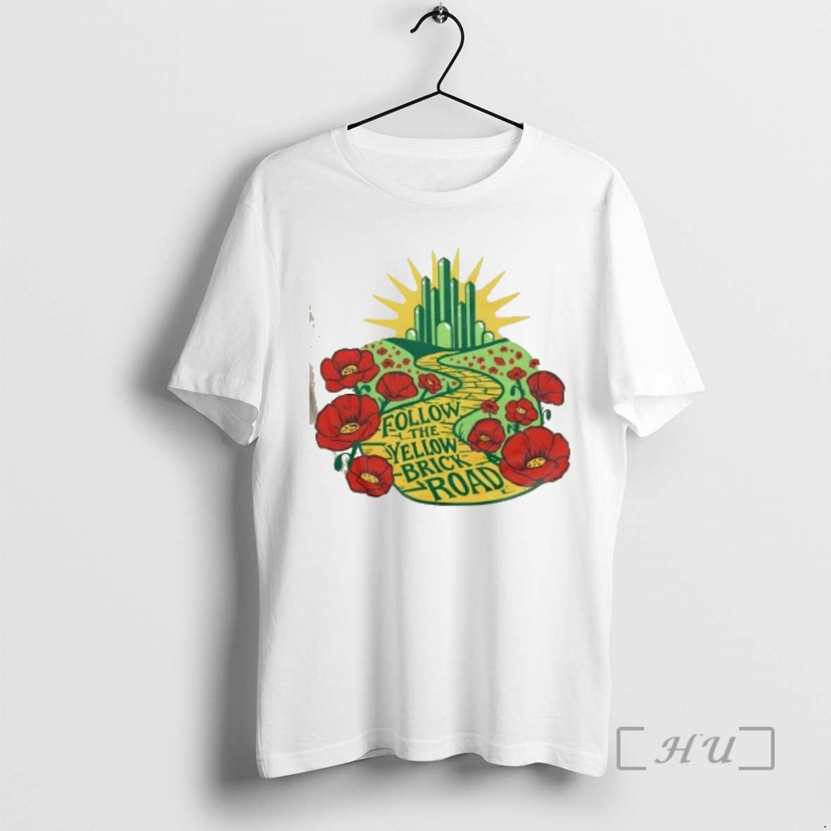 Trending Follow The Yellow Brick Road T-Shirts, Hoodie, Sweatshirt | PopFlextees.com