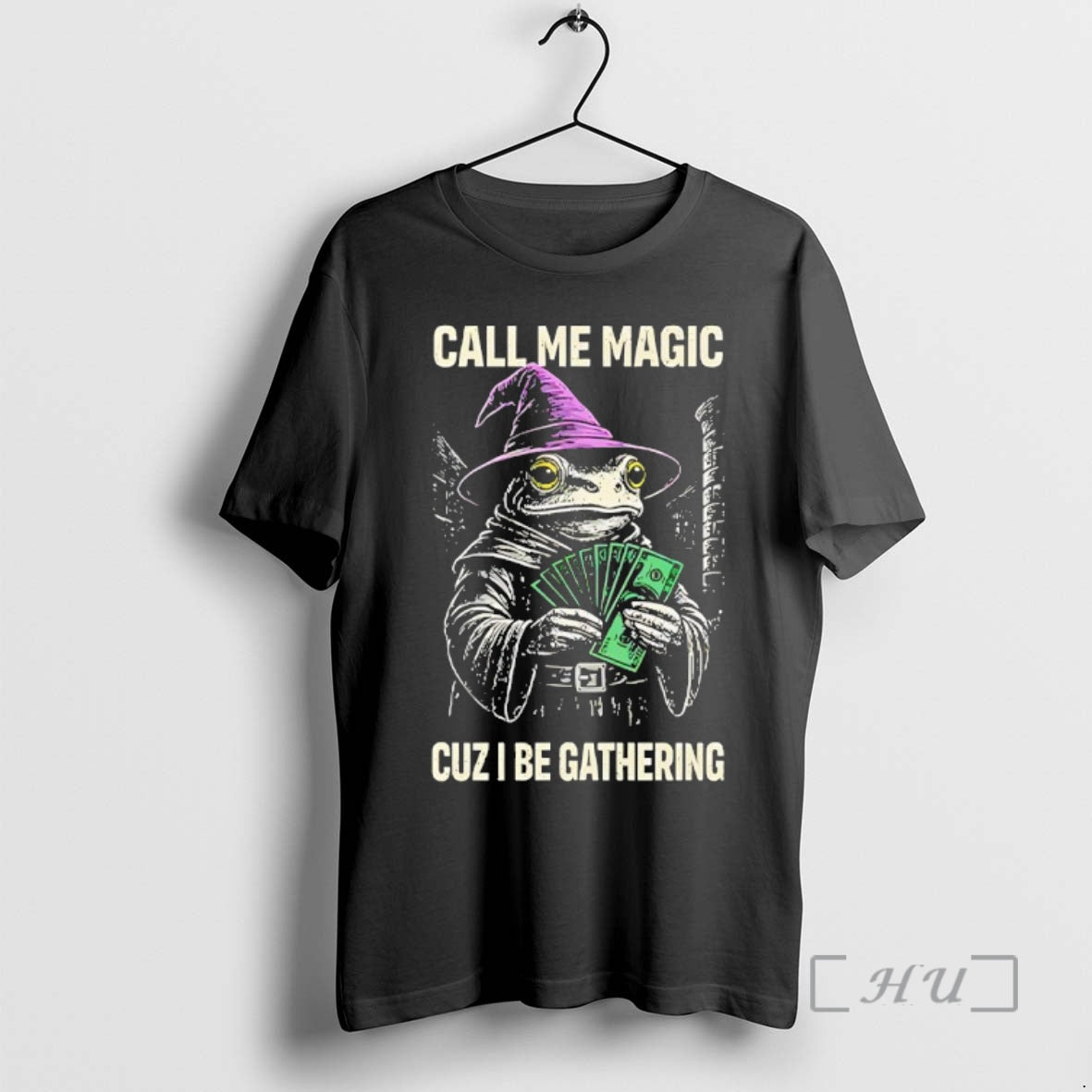 Trending Frog Wizard Call Me Magic Cuz I Be Gathering T-Shirts, Hoodie, Sweatshirt | PopFlextees.com