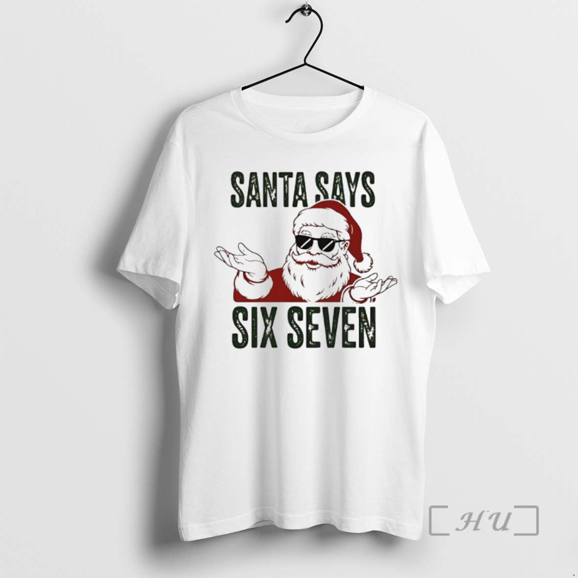 Trending Funny Santa Claus Six Seven 6 7 T-Shirts, Hoodie, Sweatshirt | PopFlextees.com