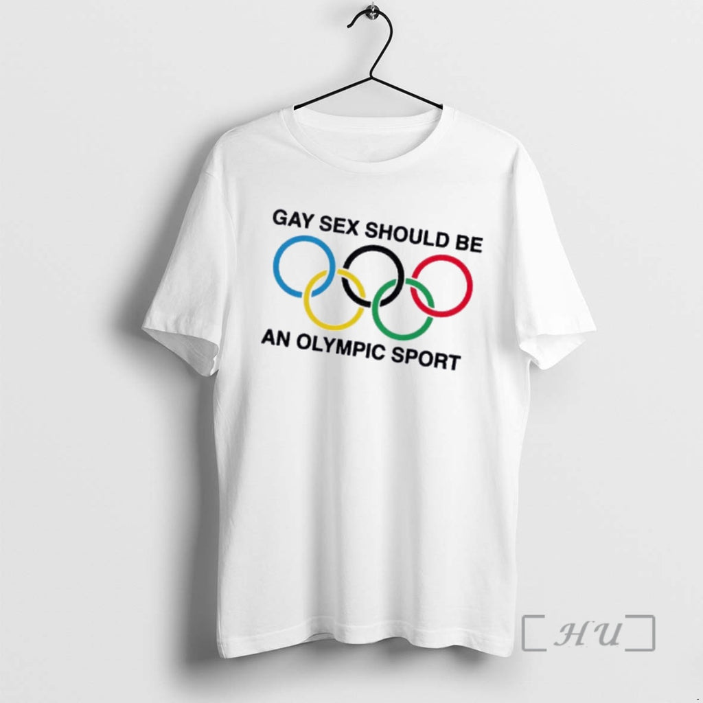 Trending Gay Sex Should Be An Olympic Sport T-Shirts, Hoodie, Sweatshirt | PopFlextees.com