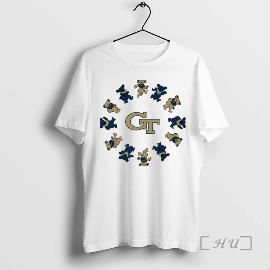 Trending Georgia Tech Football X Grateful Dead Circle Bears T-Shirts, Hoodie, Sweatshirt | PopFlextees.com