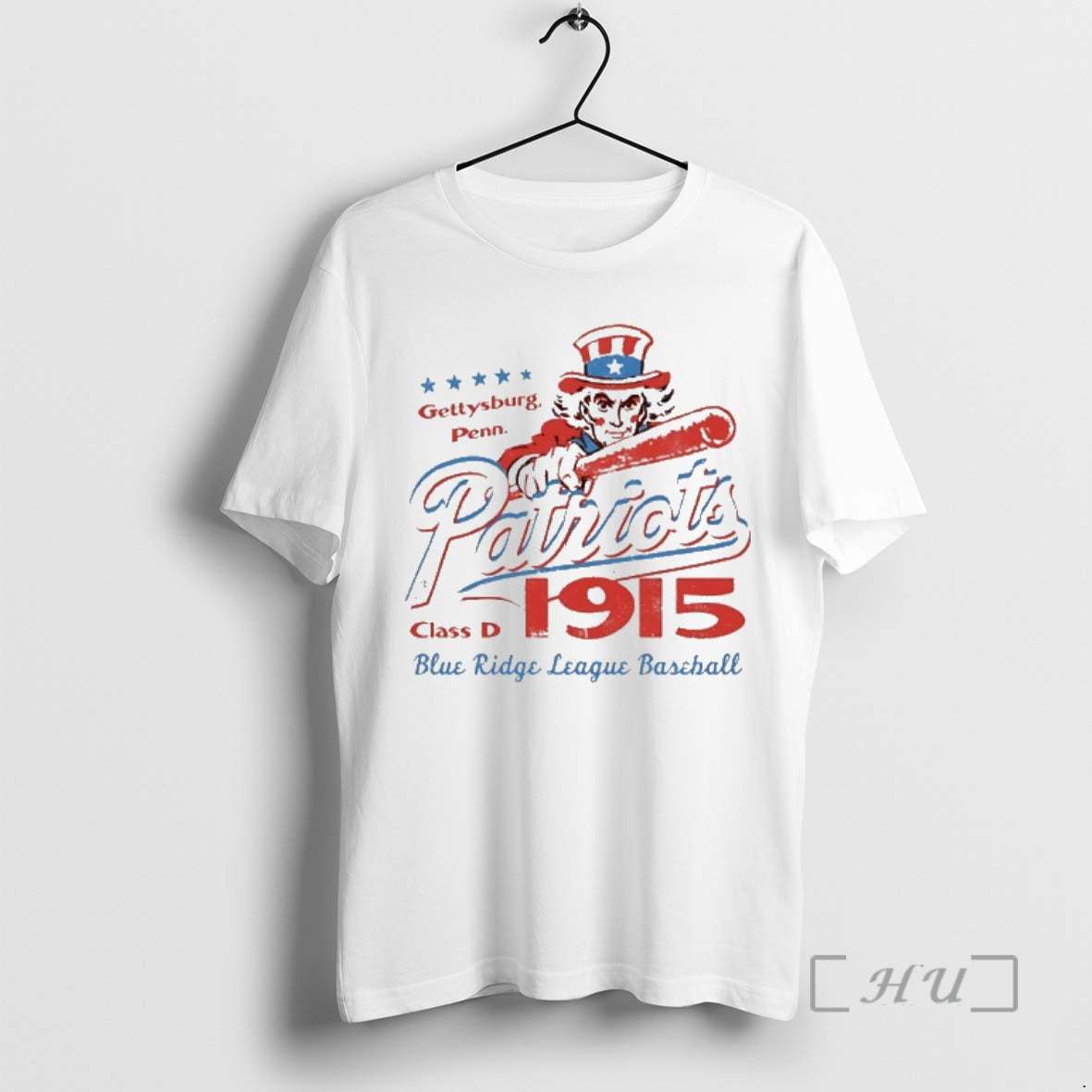 Trending Gettysburg Patriots Pennsylvania Blue Ridge League Baseball Class D 1915 Premium T Shirts Sweater Hoodie, Sweatshirt