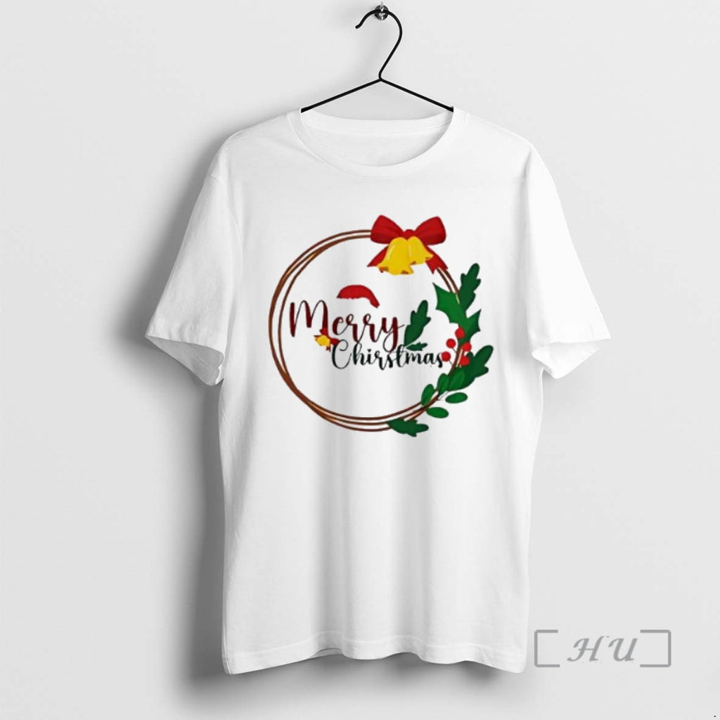 Trending Girls Merry Christmas Wreath T-Shirts, Hoodie, Sweatshirt | PopFlextees.com
