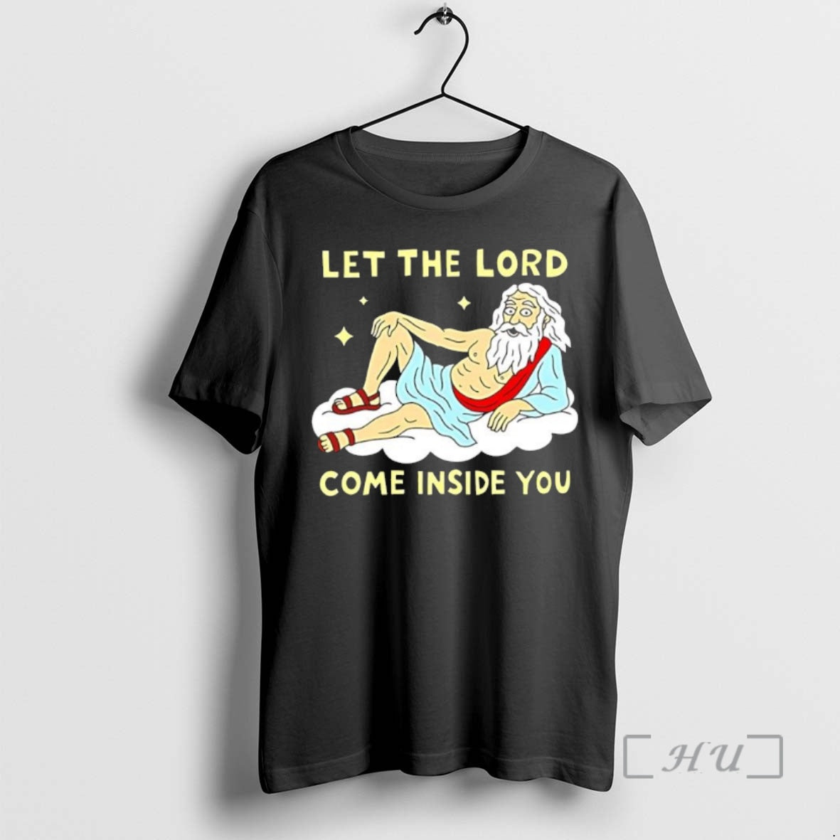 Trending God Let The Lord Come Inside You Black T-Shirts, Hoodie, Sweatshirt | PopFlextees.com