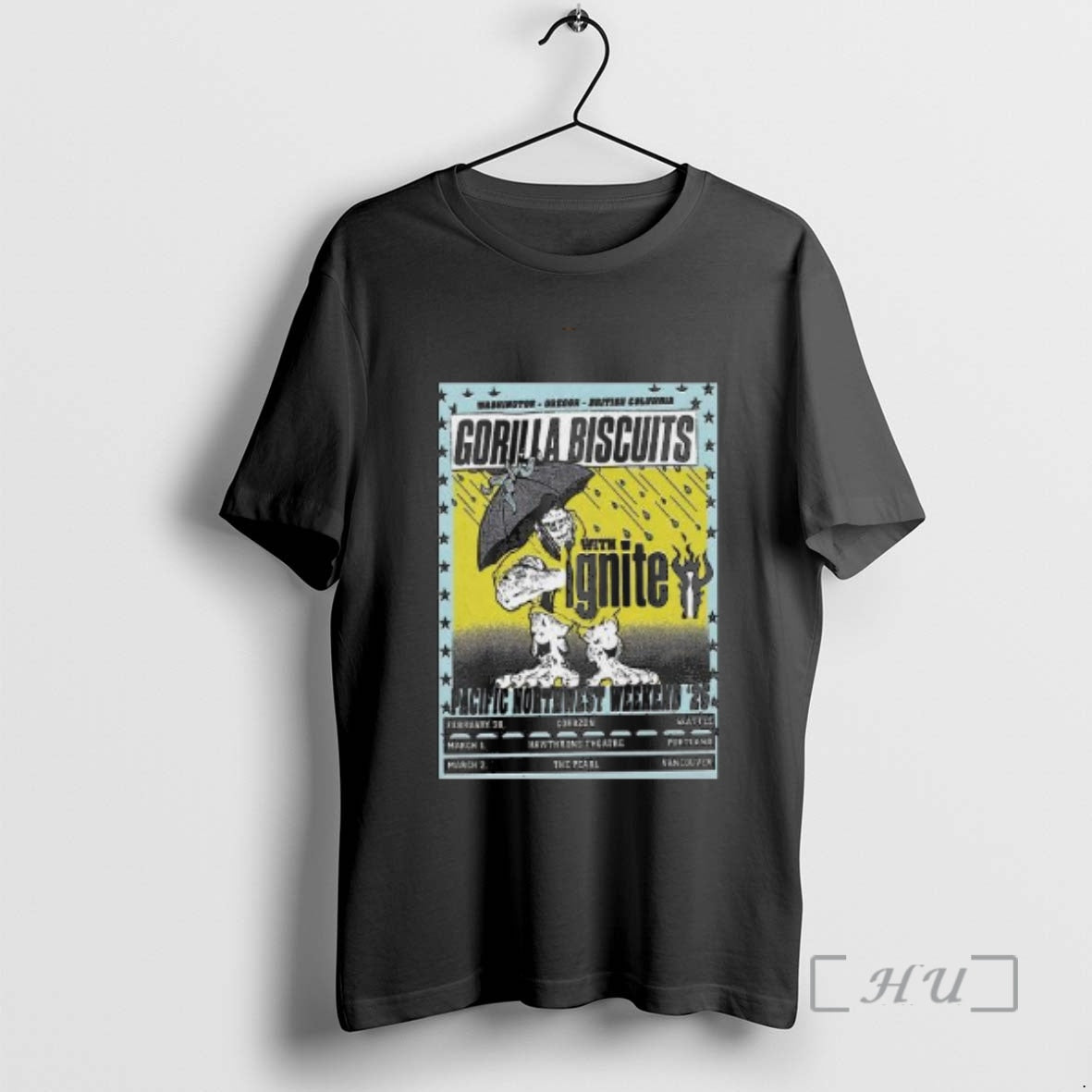 Trending Gorilla Biscuits Pacific Northwest Weekend 2026 Shows Circle Black T-Shirts, Hoodie, Sweatshirt | PopFlextees.com