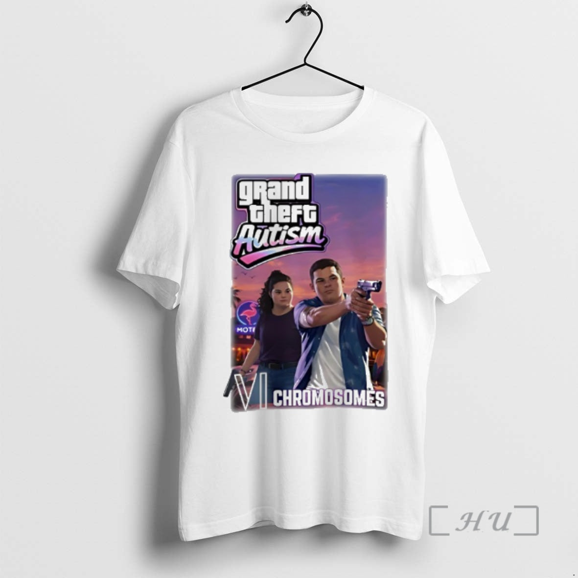 Trending Grand Theft Autism Vi Chromosomes Down Syndrome T-Shirts, Hoodie, Sweatshirt | PopFlextees.com