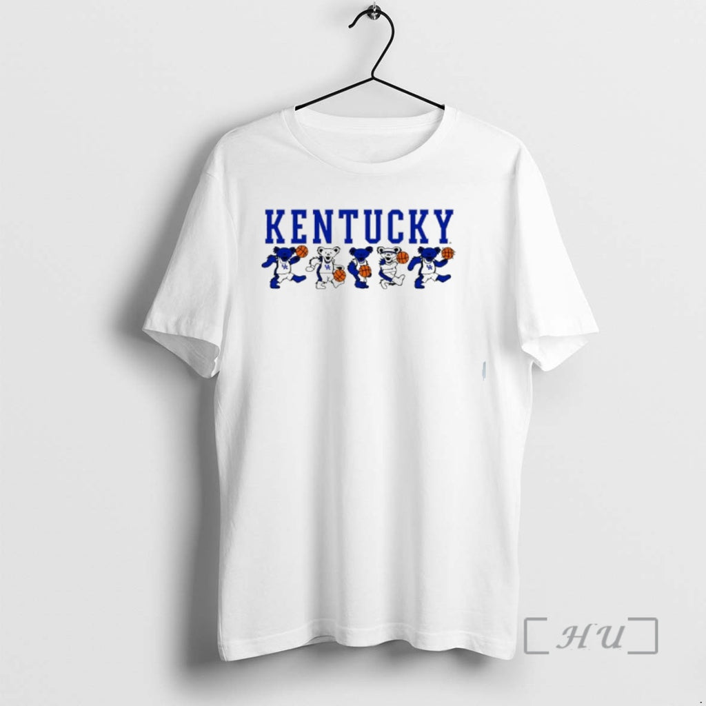 Trending Grateful Dead Dancing Bears Kentucky Wildcats Basketball Logo T-Shirts, Hoodie, Sweatshirt | PopFlextees.com