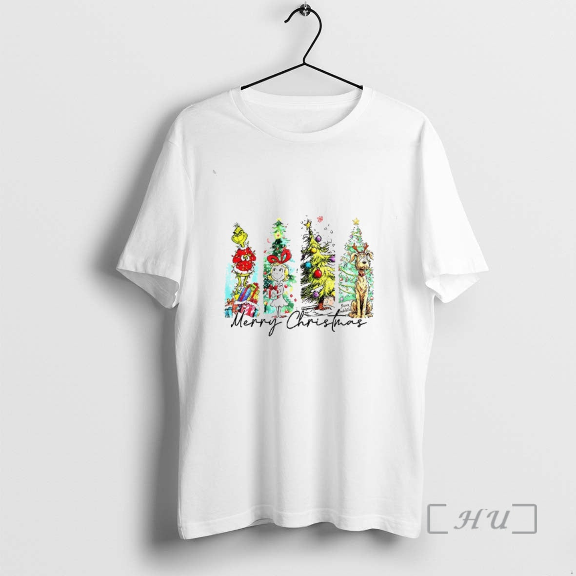 Trending Grinch Cindy Lou Who And Max The Dog Winter Merry Christmas Premium T Shirts Hoodie, Sweatshirt | PopFlextees.com