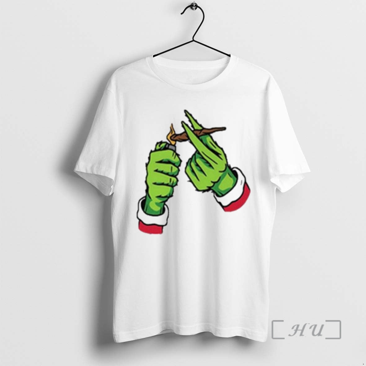 Trending Grinch Hand Smoking Cannabis Funny Christmas Ornaments T-Shirts, Hoodie, Sweatshirt | PopFlextees.com