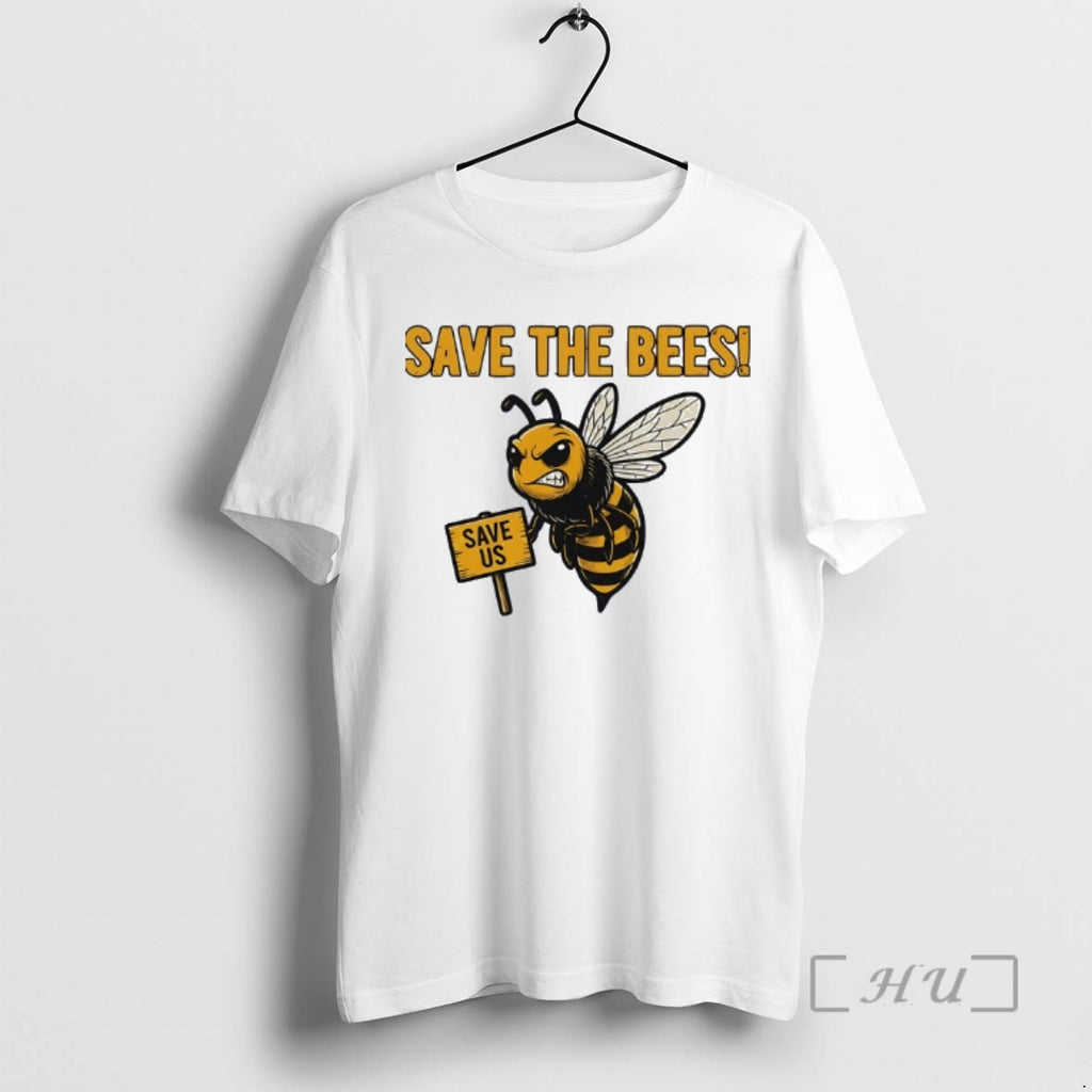 Trending Grumpy Bee Save The Bees Save Save Us T-Shirts, Hoodie, Sweatshirt | PopFlextees.com