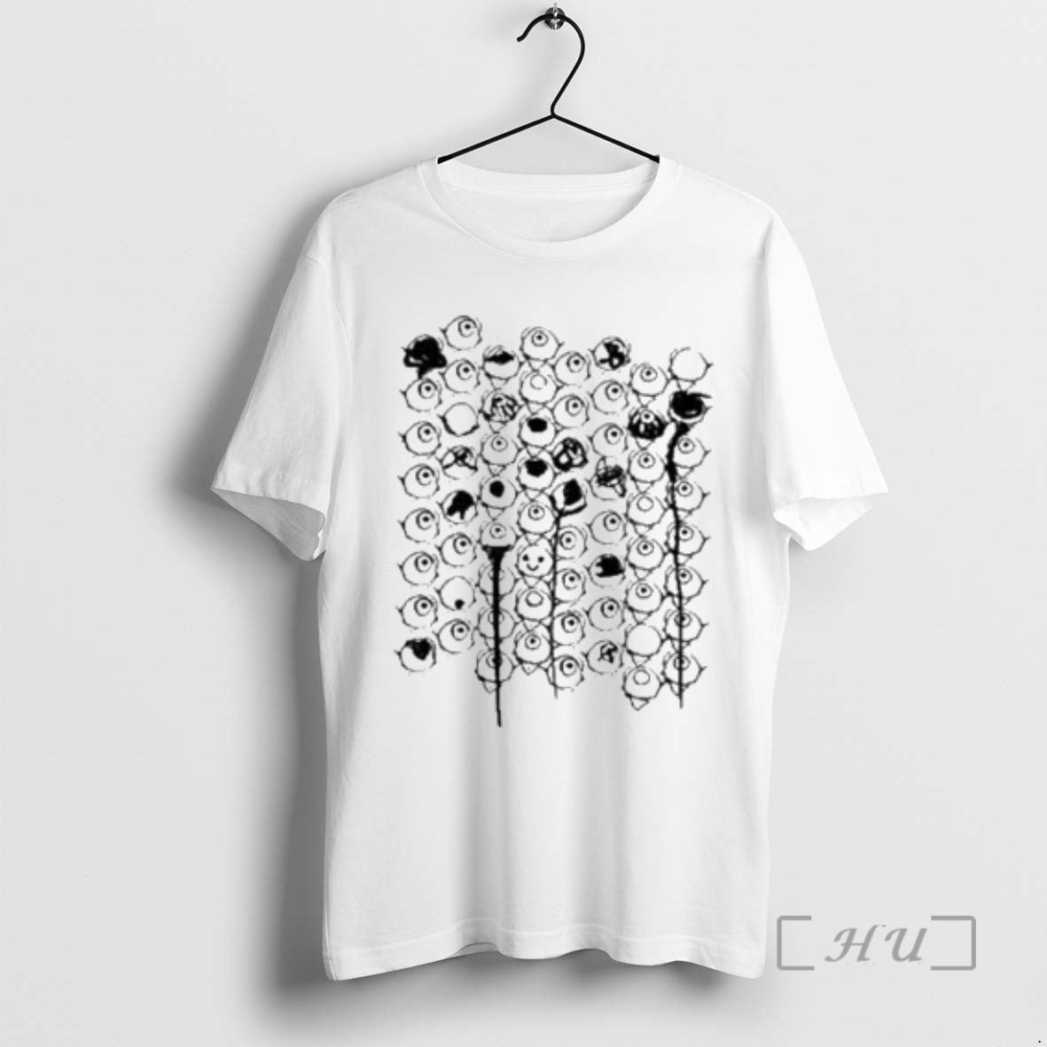 Trending Guqqie White Eye Circle White T-Shirts, Hoodie, Sweatshirt | PopFlextees.com