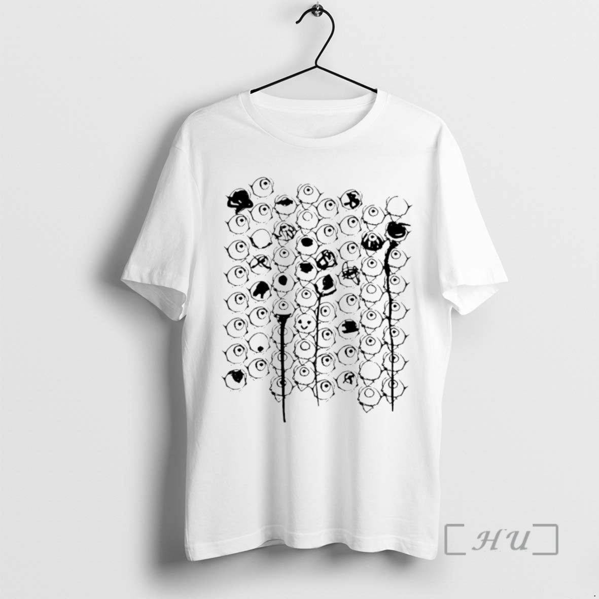 Trending Guqqie White Eye Circle T-Shirts, Hoodie, Sweatshirt | PopFlextees.com