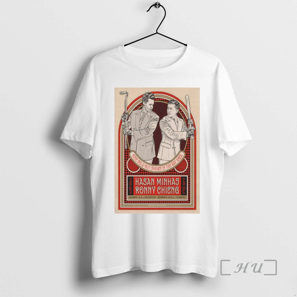 Trending Hasan Minhaj And Ronny Chieng San Jose Ca And San Francisco Ca Dec 17 T-Shirts, Hoodie, Sweatshirt | PopFlextees.com