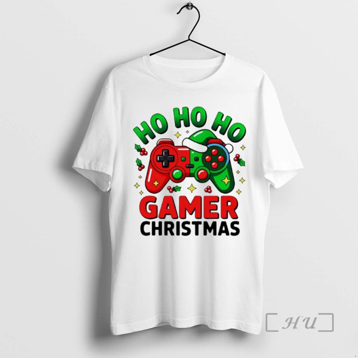 Trending Ho Ho Ho Gamer Christmas T-Shirts, Hoodie, Sweatshirt | PopFlextees.com