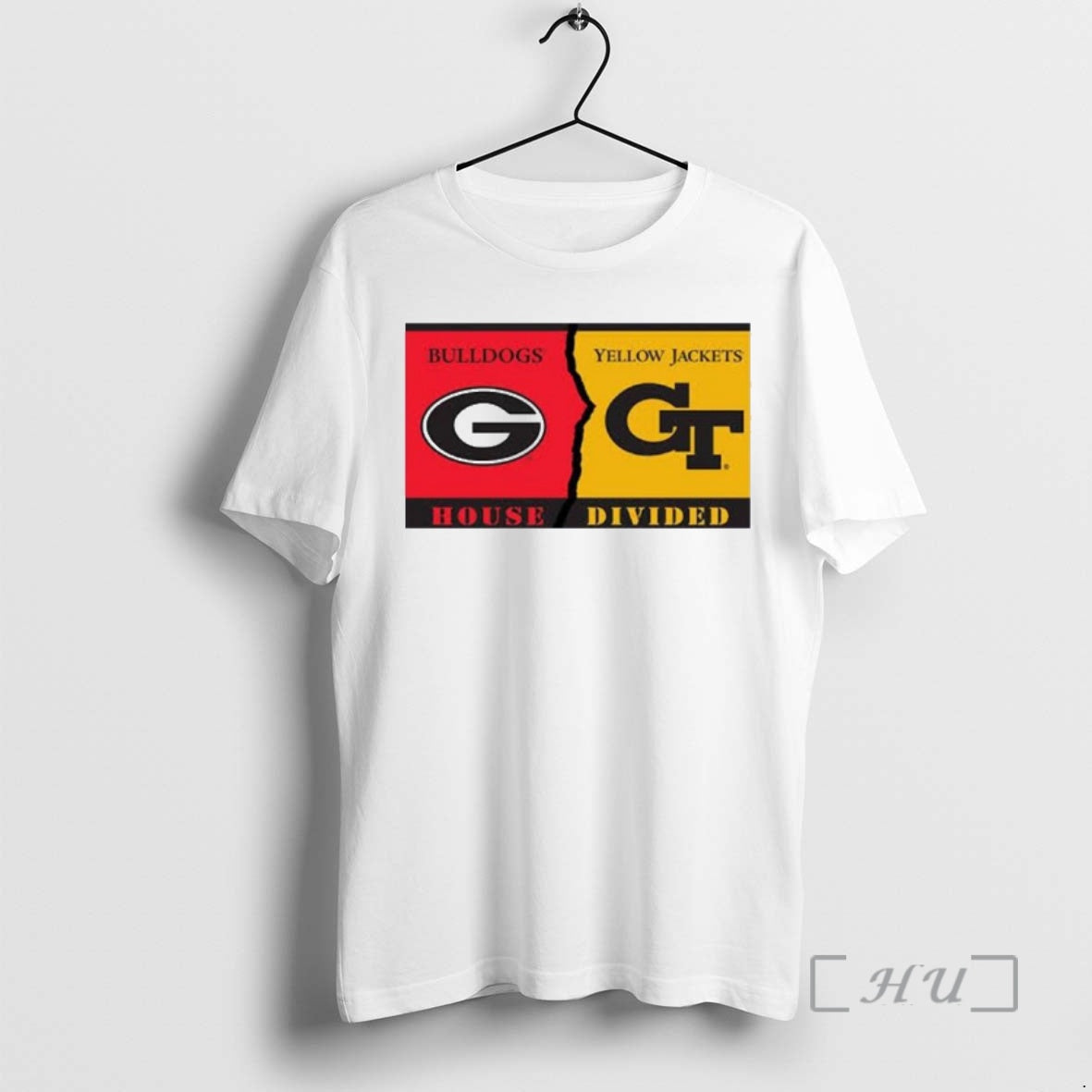 Trending House Divided Georgia Tech Yellow Jackets Vs Georgia Bulldogs T-Shirts, Hoodie, Sweatshirt | PopFlextees.com