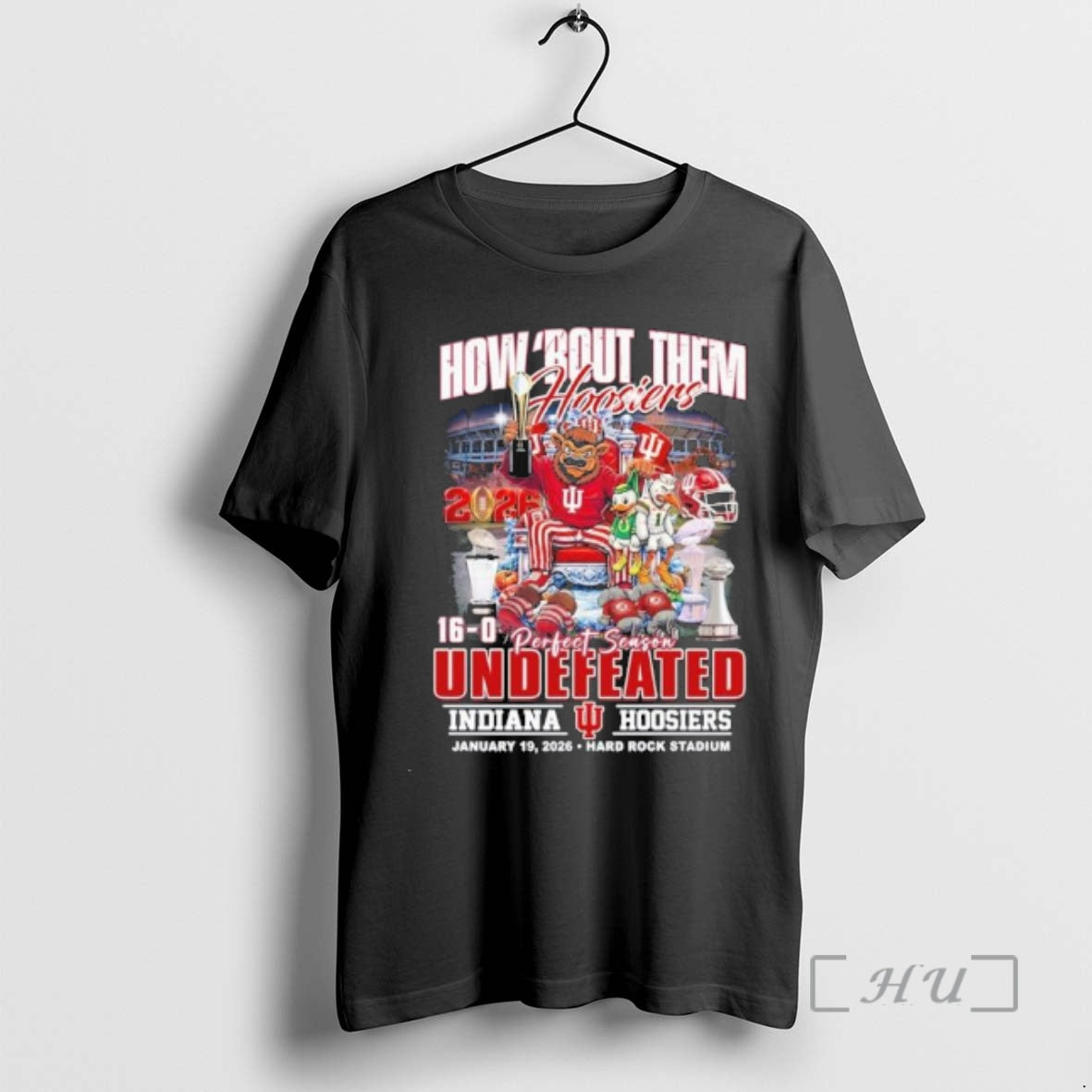 Trending How Bout Them Hoosiers Undefeated 16 0 Perfect Season T-Shirts, Hoodie, Sweatshirt | PopFlextees.com