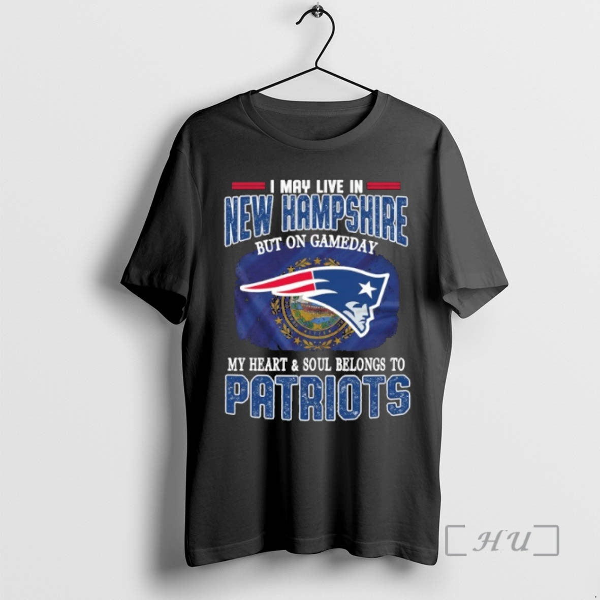 Trending I May Live In New Hampshire But On Gameday My Heart Soul Belongs To T-Shirts, Hoodie, Sweatshirt | PopFlextees.com