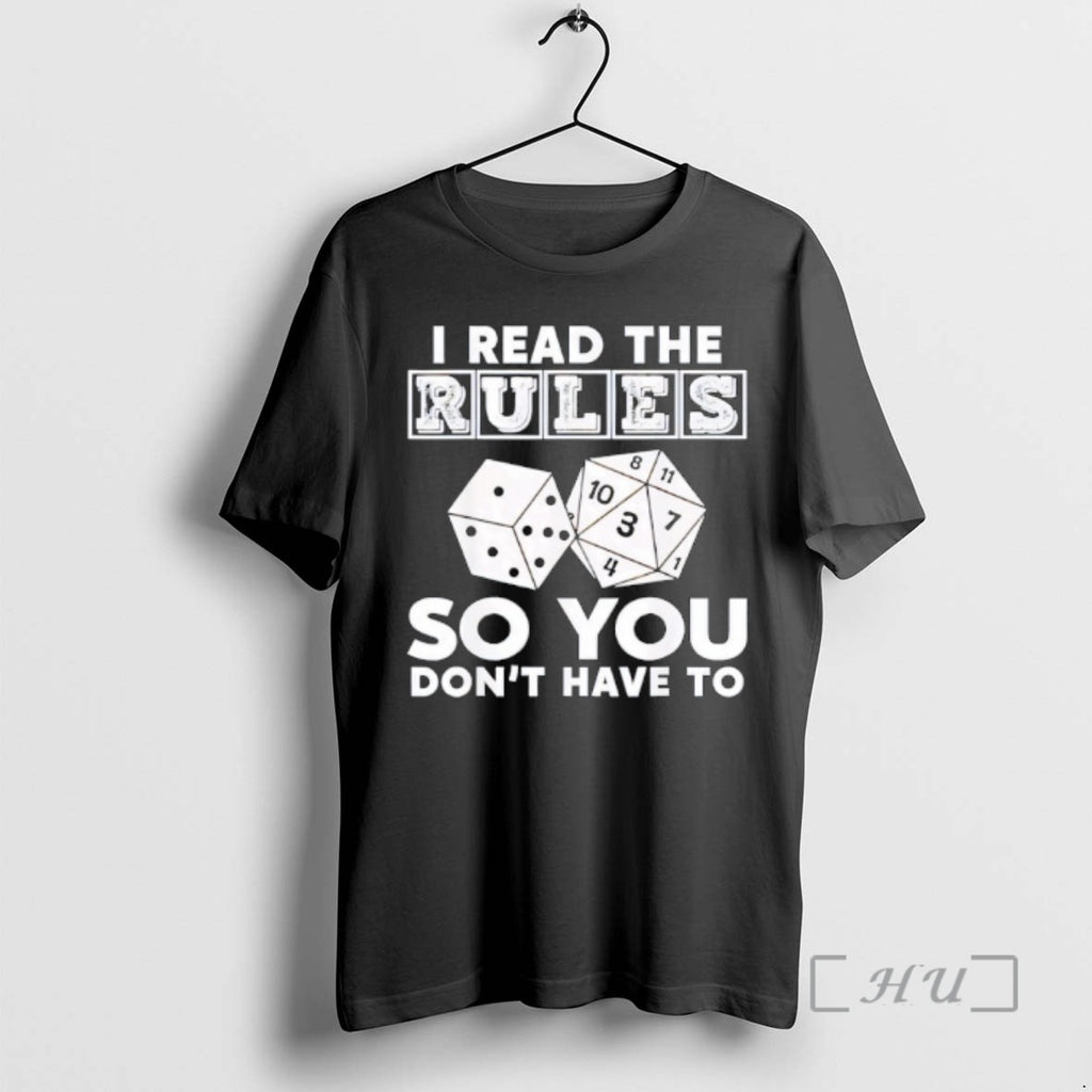 Trending I Read The Rules So You Dont Have To T-Shirts, Hoodie, Sweatshirt | PopFlextees.com