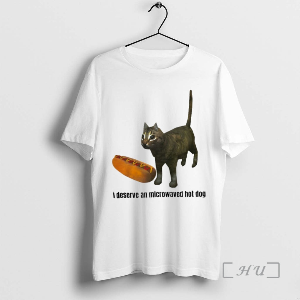 Trending I Deserve An Microwaved Hot Dog T-Shirts, Hoodie, Sweatshirt | PopFlextees.com