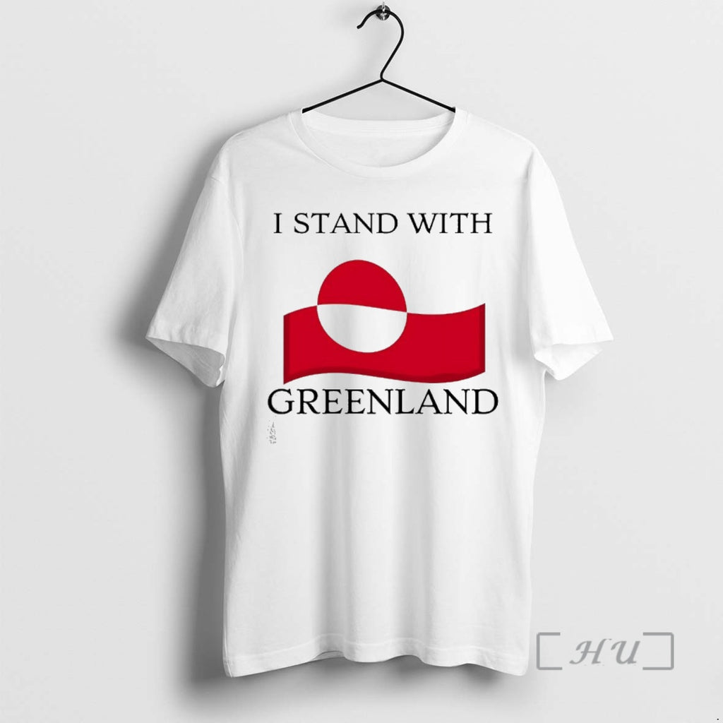Trending I Stand With Greenland Flag T-Shirts, Hoodie, Sweatshirt | PopFlextees.com