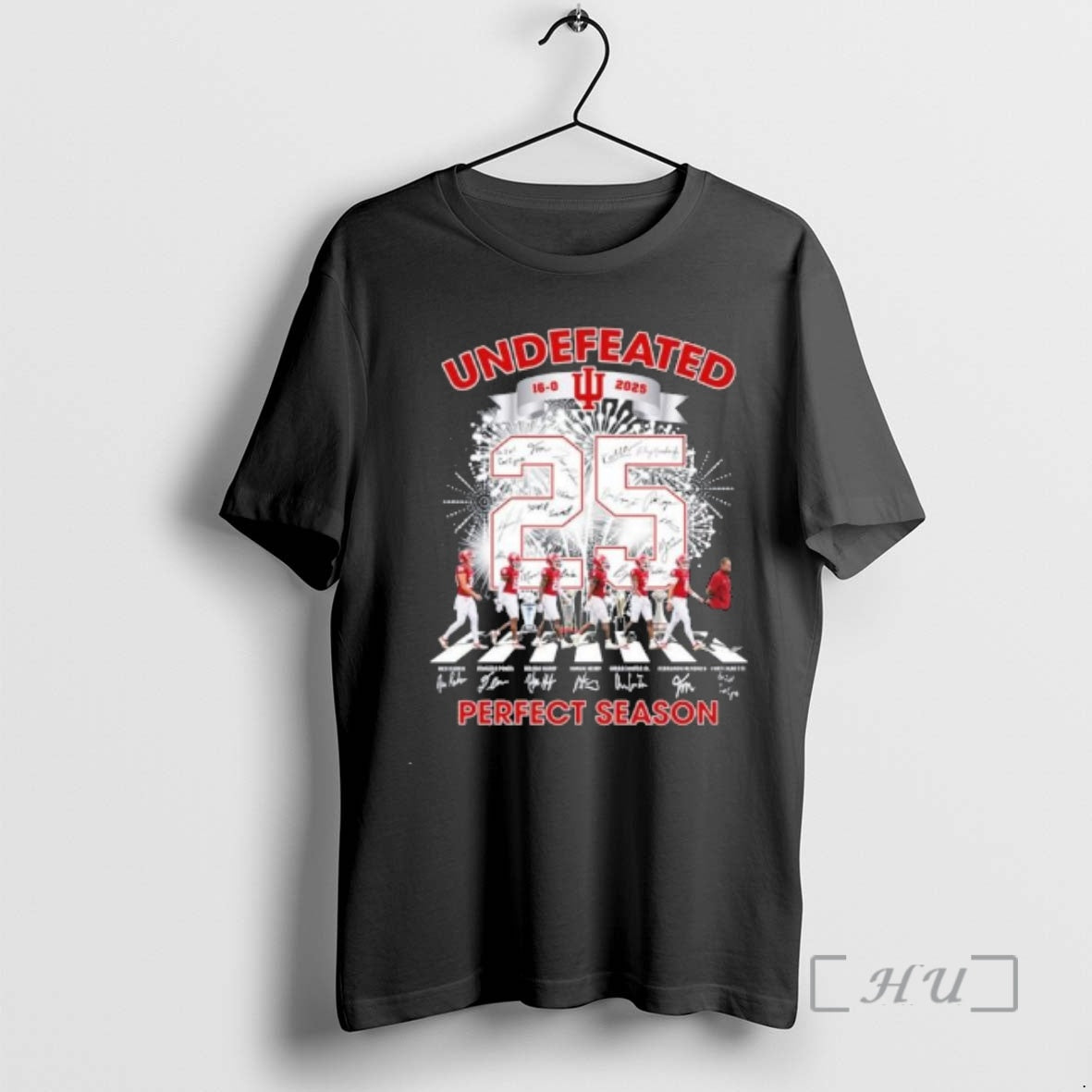 Trending Iu Football Abbey Road Undefeated 16 0 Perfect Season T-Shirts, Hoodie, Sweatshirt | PopFlextees.com