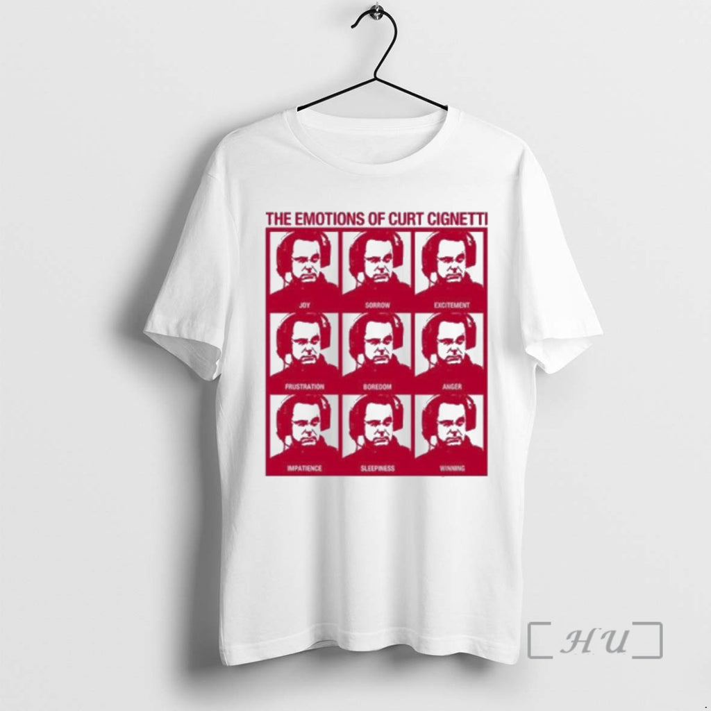 Trending Iu Football The Emotions Of Curt Cignetti Coach Champions T-Shirts, Hoodie, Sweatshirt | PopFlextees.com