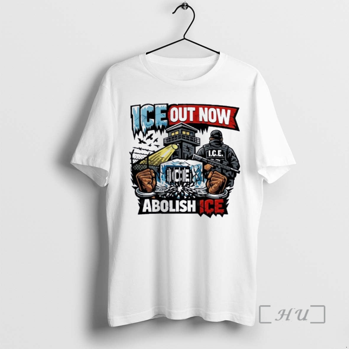 Trending Ice Out Now Abolish Ice T-Shirts, Hoodie, Sweatshirt | PopFlextees.com