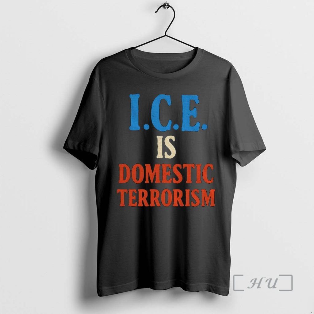 Trending Ice Is Domestic Terrorism Abolish Ice Anti Trump Political T-Shirts, Hoodie, Sweatshirt | PopFlextees.com