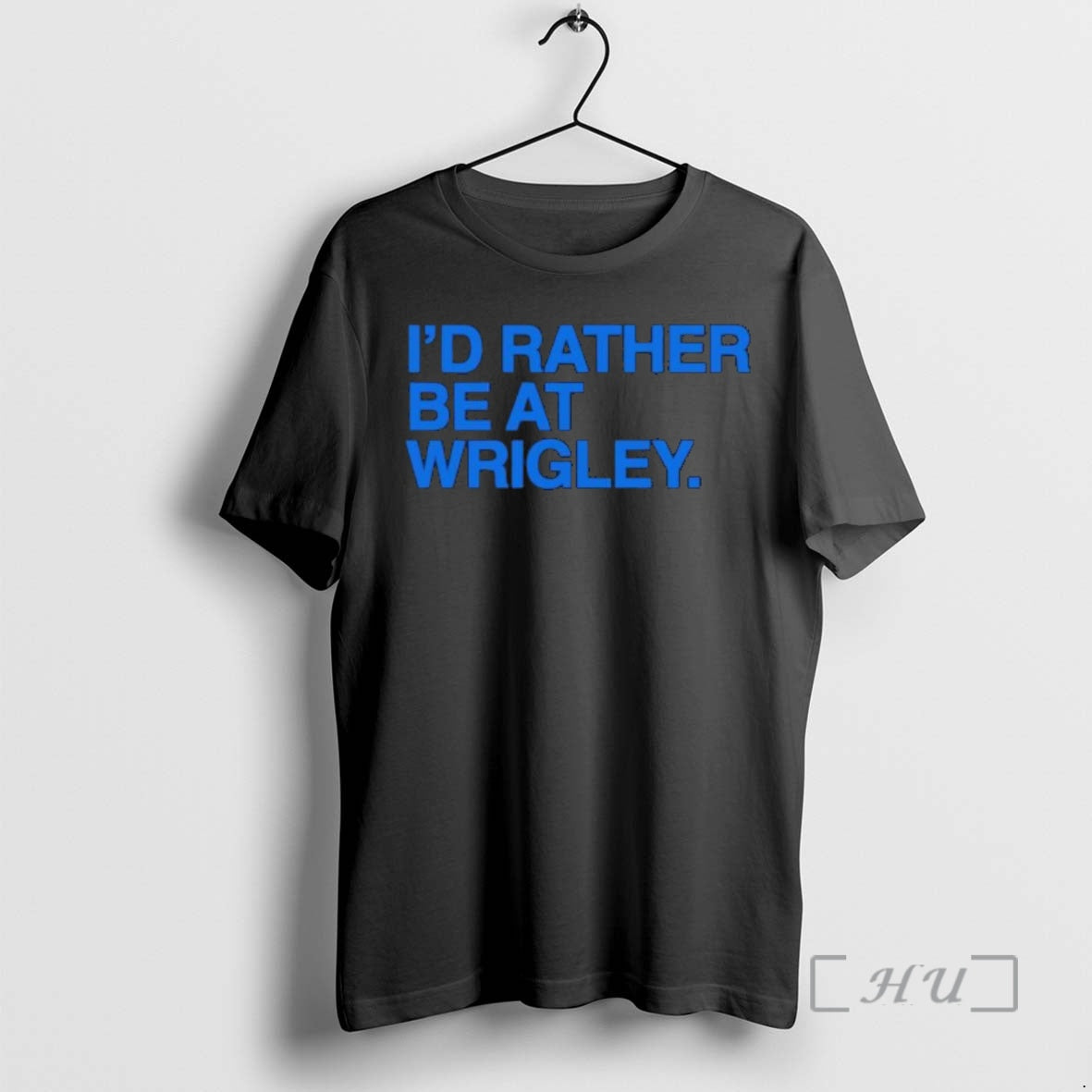 Trending Id Rather Be At Wrigley Mlb Black T-Shirts, Hoodie, Sweatshirt | PopFlextees.com