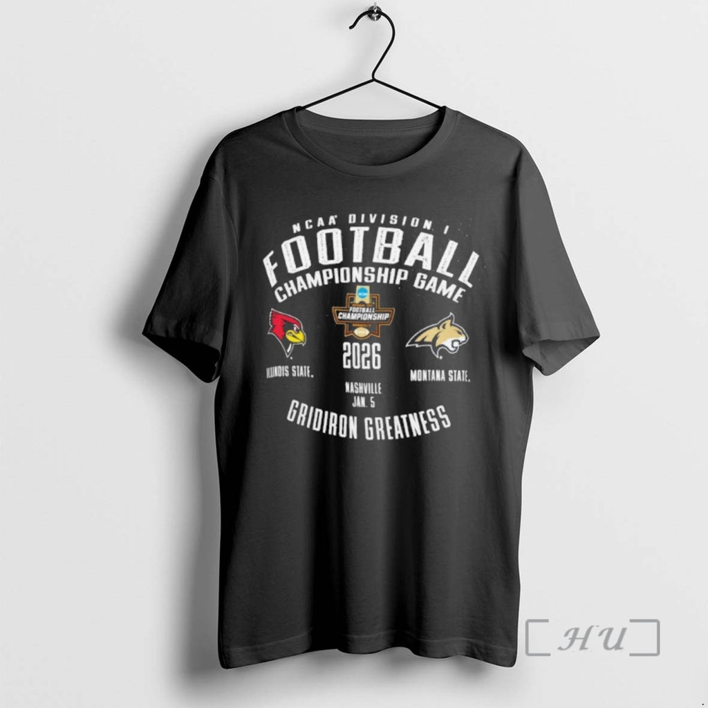 Trending Illinois State Vs Montana State 2025 26 Ncaa Di Football Championship Game January T-Shirts, Hoodie, Sweatshirt