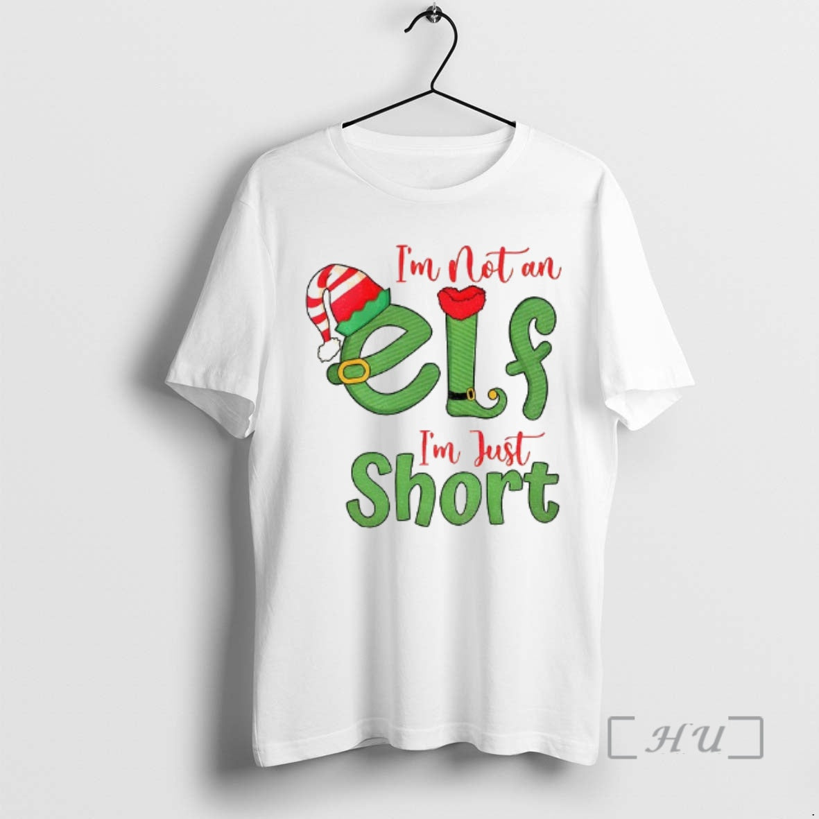 Trending Im Not An Elf Im Just Short Sarcastic Christmas T-Shirts, Hoodie, Sweatshirt | PopFlextees.com